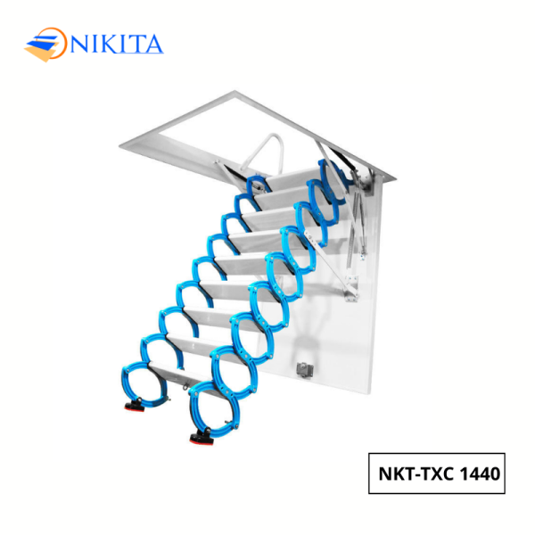 Cầu thang ốp trần, gác xép, thông minh