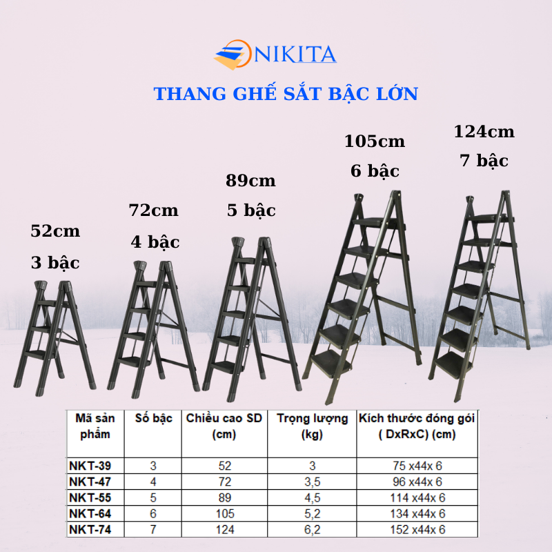 Cac-mau-thang-ghe-khung-sat-chu-A-gap-gon-NIKITA