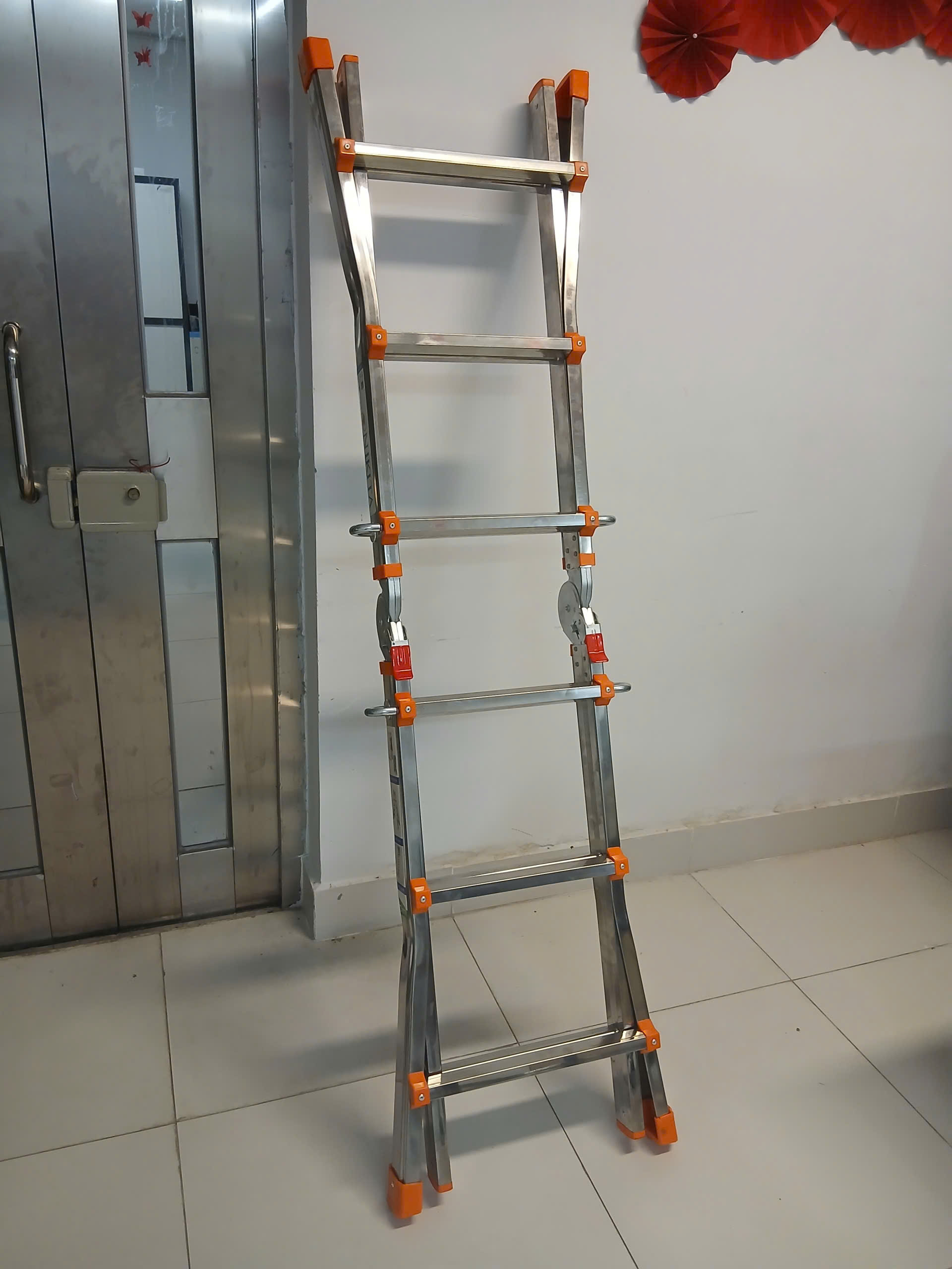 Hình ảnh thực tế Thang Trượt Inox 3 bậc 11