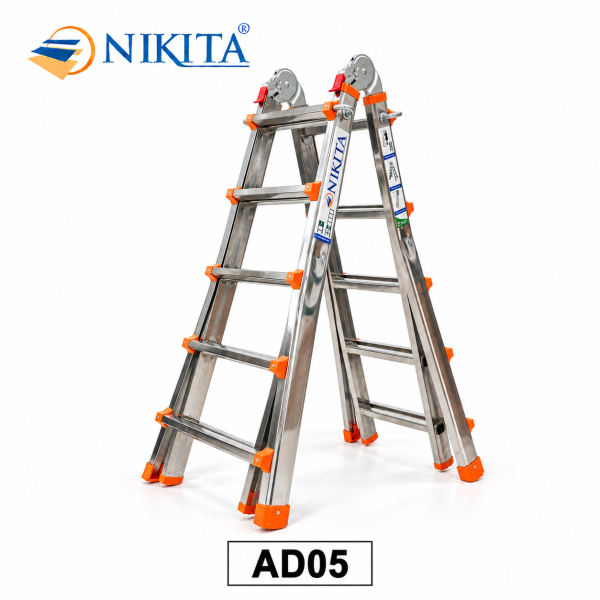 Thang Inox Rút Lồng 5 Bậc Chính Hãng Nikita AD05