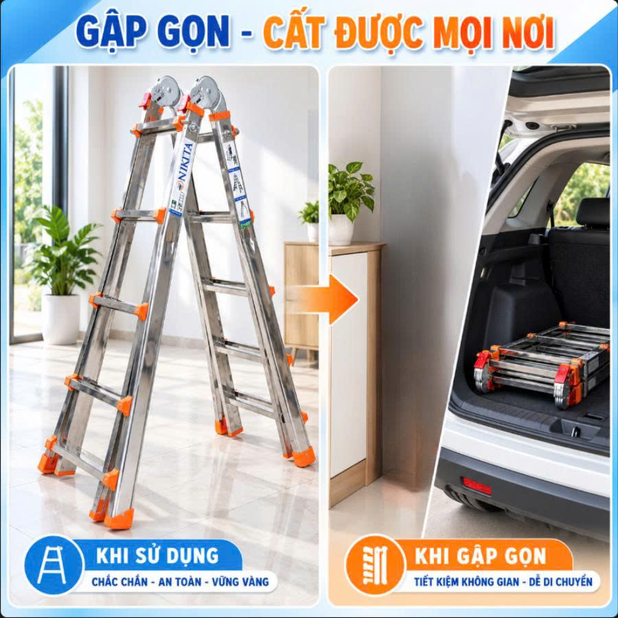 Tính năng Thang Trượt Inox