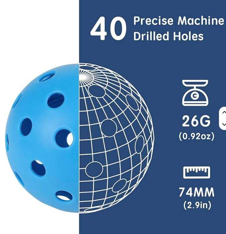 Bóng Pickleball NIKITA 40 Lỗ