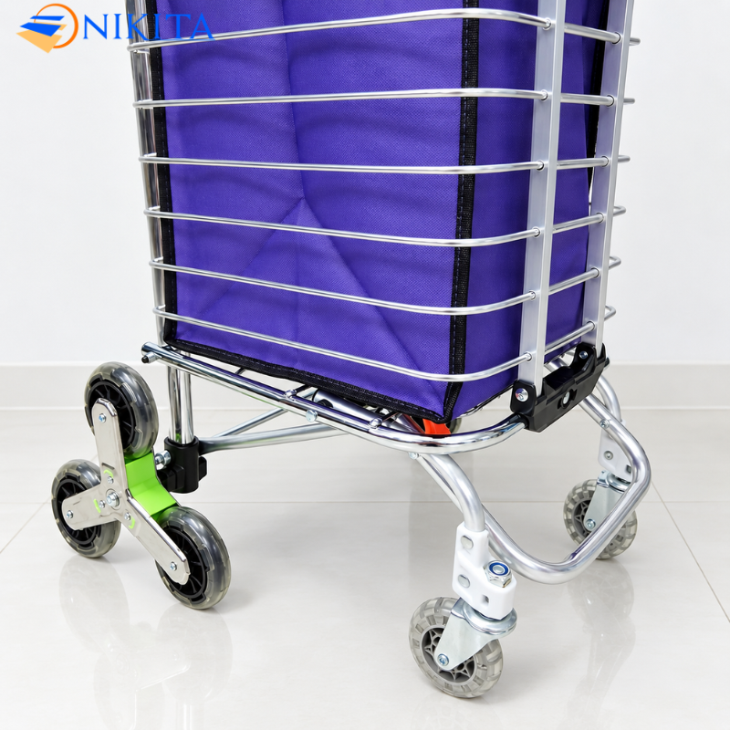 Xe Kéo Đi Chợ Inox Leo Cầu Thang Nikita ST08 2