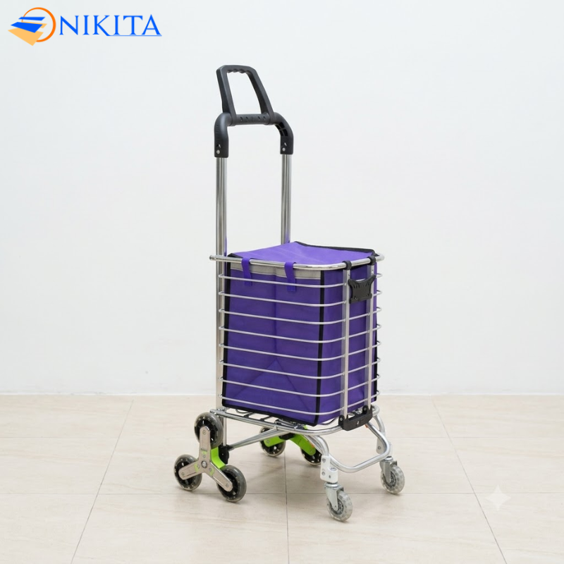Xe Kéo Đi Chợ Inox Leo Cầu Thang Nikita ST08 5