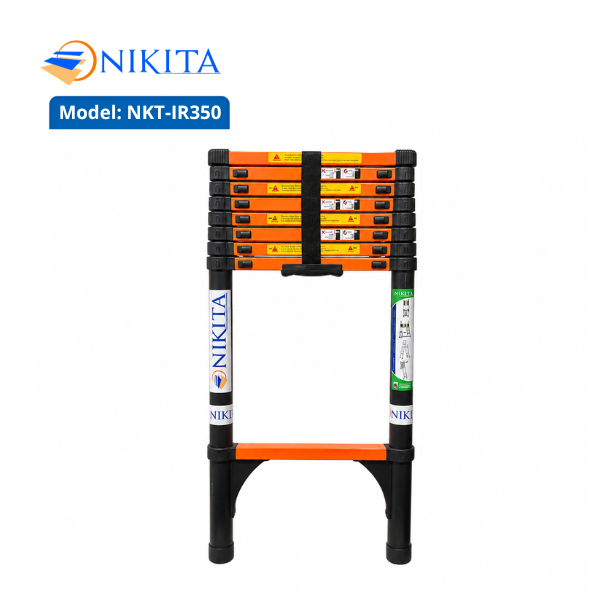 Thang Rút Đơn Bằng Thép IR350 Cao 3.5m – Chắc Chắn, Gọn Nhẹ