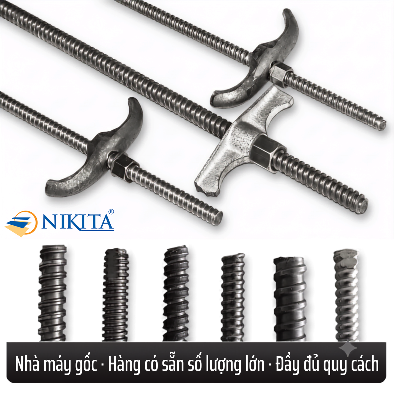 TYREN-THANH-GIAN-COT-PHA Ty Giằng Cốp Pha Chống Thấm – Thanh Ty Ren Khóa Khuôn
