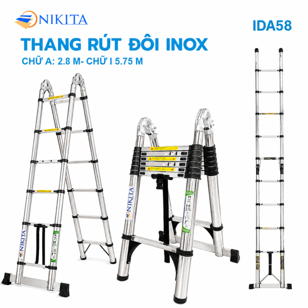 Thang Rút Cao Cấp Đa Năng NIKITA IDA58