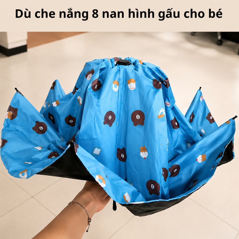 Dù Trẻ Em Hình Gấu Đáng Yêu