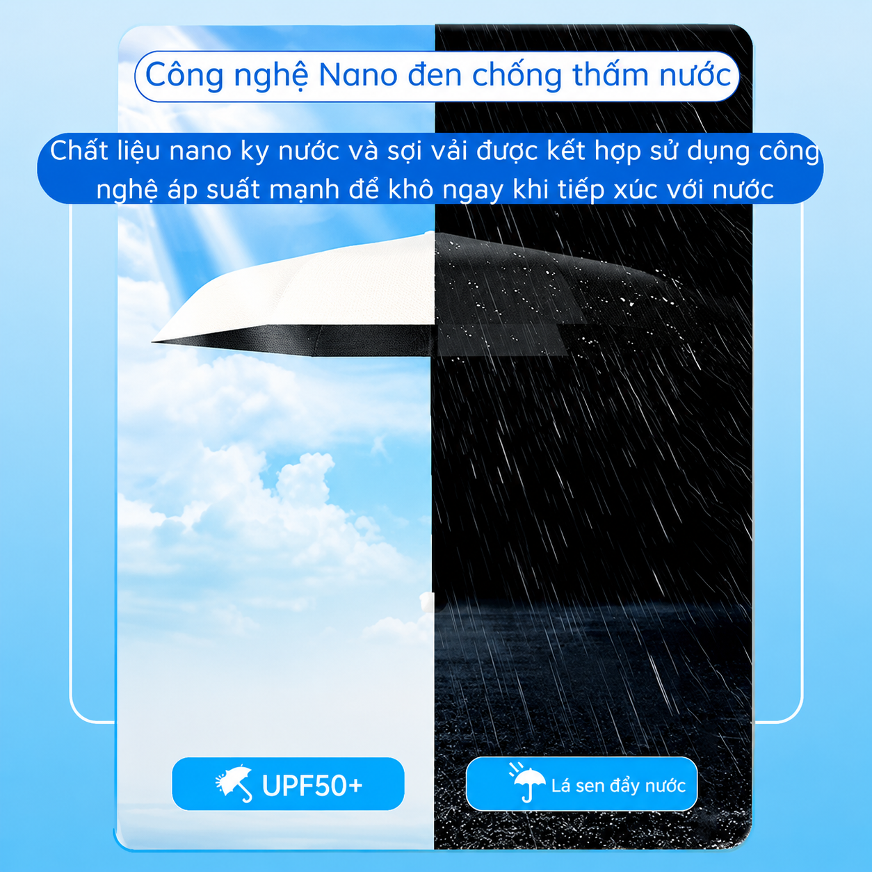 Dù che nắng cho bé tính năng 3