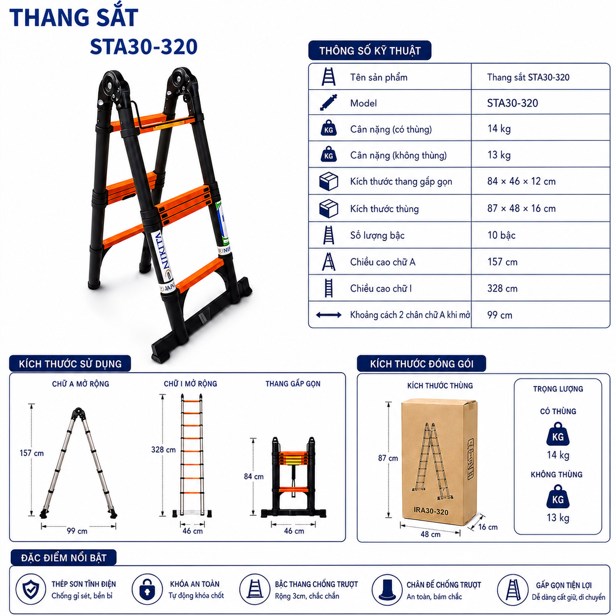 Thông số STA30 - 320