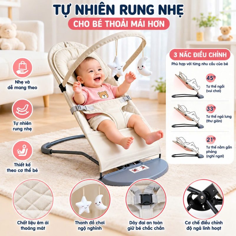 Ghế Nhún Cho Bé Nikita